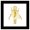 Black Framed Version, variant on Gallery Pops DC Comics Movie Black Adam - Doctor Fate Graphic Wall Art, Unframed Version, 12" x 12"