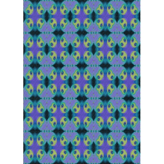 Ahgly Company Tapis Rectangulaire Lavable en Machine Intérieur Vert Menthe, 8 Pieds x 12 Pieds