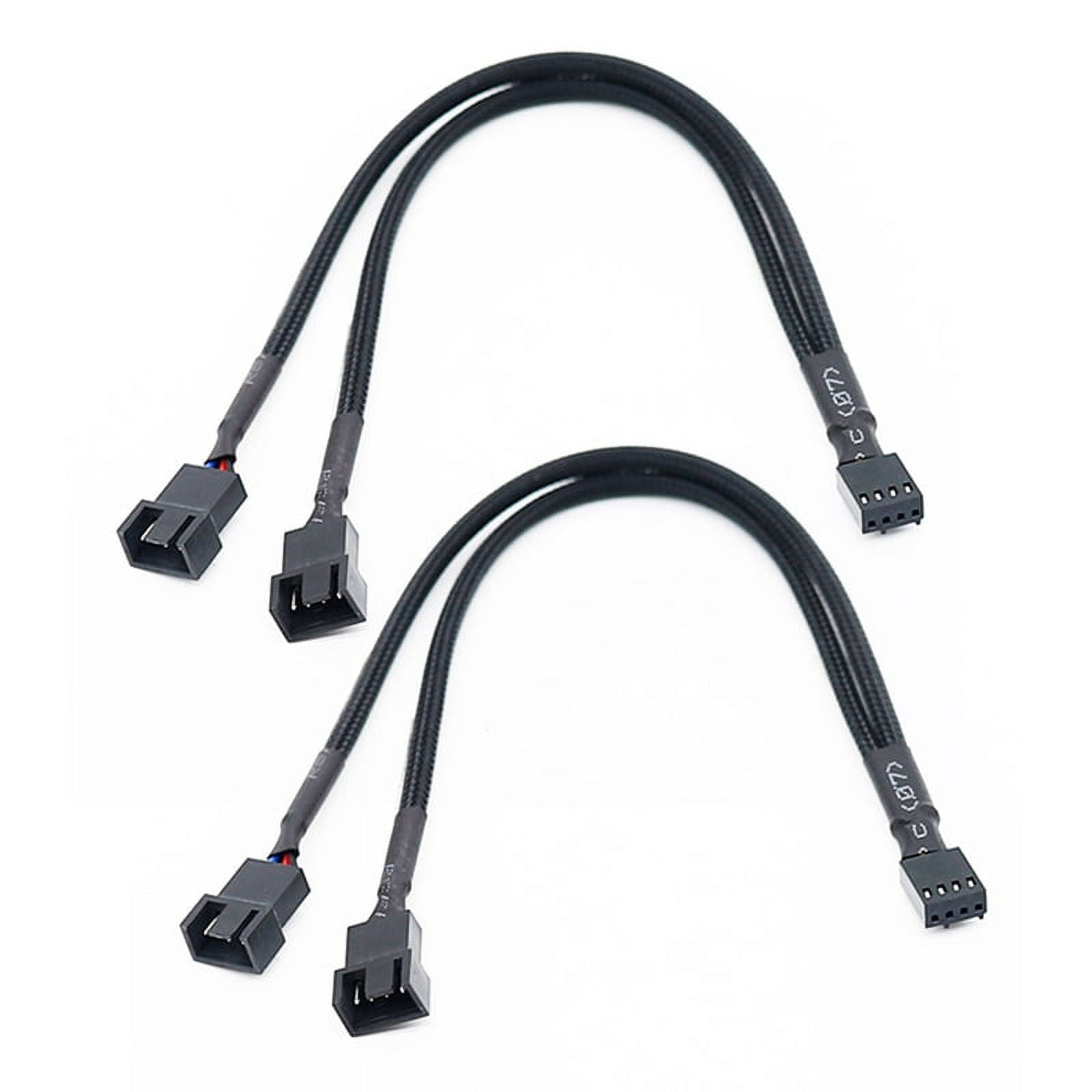 Câble Répartiteur ARGB 1 à 4 Compatible avec Carte Mère 5 V 3 Broches, Câble D'extension Répartiteur RVB 5 V 3 Broches pour Châssis D'ordinateur, Refroidisseur de Processeur et