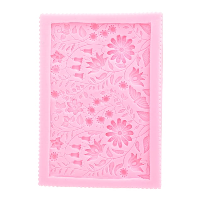 Flower Shaped Silicone Molds, Anti Aging DIY Silicone Cake Baking Easy To Clean Flexible Decorative For Birthday Cakes