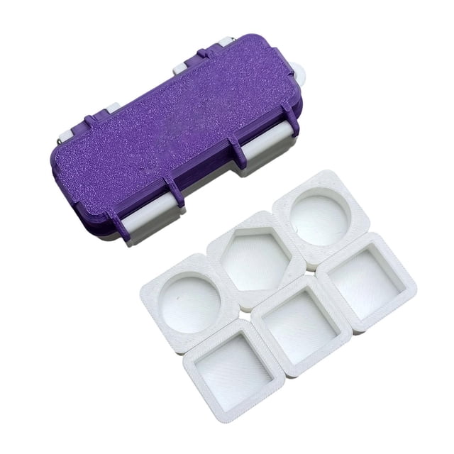 guohui Billiard Chalk Holder with Multiple Slots Cue Stick Billiard Accessory Organizer violet