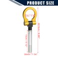 thumbnail image 3 of Tono de oro de aleación de alupara Minio redondo delantero trasero parachoques gancho de remolque tornillo para Hyundai Veloster 2012-2017, 3 of 6