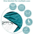 thumbnail image 5 of EVNELE Azure King Size Blankets, Fuzzy Lightweight Warm Throw Blanket for Couch, Sofa, Pet, Bed, 90 x 108 inch, 5 of 6