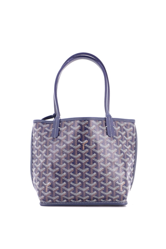 Pre-Owned Anjou Reversible Tote Coated Canvas Mini By Rebag