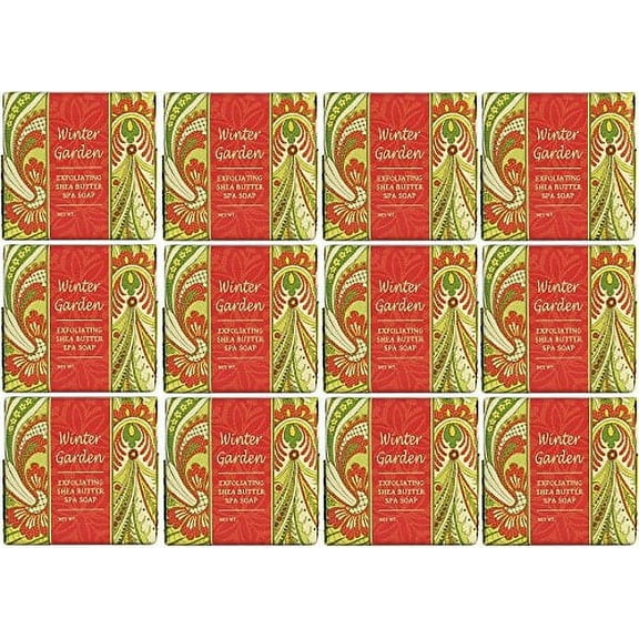 Greenwich Bay Trading Company 1.9oz Soap Bulk Packs of 12 (Winter Garden)