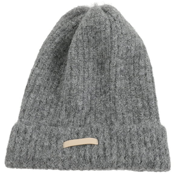 Mutmorningal Oversized Knitted Beanie Hat Winter Beanie Hat Warm Beanie Hat Women Beanie Hat