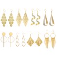 thumbnail image 1 of Femmes Déclaration Boucles d'Oreilles Mode: 8 Paires Boucles d'Oreilles Géométriques, 1 of 10