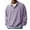 Purple, variant on DODADAWANJ Mens Waffle Shirts Long Sleeve Raglan Shirt Casual Button Up Lapel Texture Tops Solid Color Big and Tall Clothing Purple S
