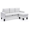 thumbnail image 2 of Glory Furniture Jenna G217-SCH Sofa Chaise , WHITE, 2 of 8
