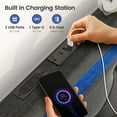 thumbnail image 4 of Greenstell Smart Charging Storage Bed Frame - 900lbs Capacity Noise-Free, Twin, Dark Gray, 4 of 8