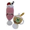 thumbnail image 3 of Mirage Pet Knit Knacks Mint Grande Organic Cotton Small Dog Toy, 3 of 10
