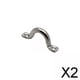 thumbnail image 1 of 2x Bote de Acero Inoxidable, Almohadilla para Kayak, Bucles de Cubierta Elástica, Correas de Fijación, Aparejo de Cubierta para Bote, RV, Kayak, Canoa 2 piezas, 1 of 8