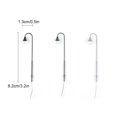 thumbnail image 3 of Lámpara de vía férrea para exteriores Advancent diseño simple accesorios luz LED parque Negro luz blanca, 3 of 6