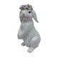 thumbnail image 2 of Figura de conejito de Pascua, decoración de Pascua, obra de arte coleccionable, adorno de escritorio con forma de animal. De pie, 2 of 9