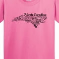 thumbnail image 4 of Inktastic North Carolina Word Salad Youth T-Shirt, 4 of 5
