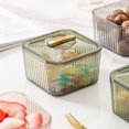 thumbnail image 4 of Homeer Snacks Case Tray Dried Fruit Box Plate Snacks Box Tray Snacks Case Tray - Transparent Divided with Lids Smooth Edge No Odor Cookies Storage High-end Living Room Fruit Box, 4 of 6