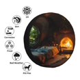 thumbnail image 4 of Easygdp Cozy Tree Hole Cabin Wheel Cover,Spare Tire Cover,4-17in Spare Tire Cover Universal Fit for Trailer, Car, Truck, SUV, Jeep-14 inch, 4 of 6