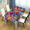thumbnail image 4 of Yayeee Tablecloths 60" x 120" Rectangle Wrinkle Resistant Party Table Cover, Colorful Leaves, 4 of 8