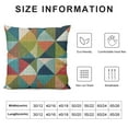 thumbnail image 5 of Creowell Geometric Mid Century Modern Colors Throw Pillow Covers Decorative  Pillow Cases Square Cushion Cover for Couch Sofa Bedroom Patio, 5 of 5