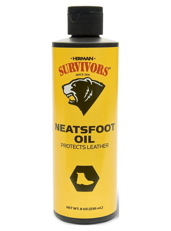 Herman Survivors Neatsfoot Oil 8 oz, Leather Conditioner