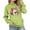 Y6 Light Green, variant on Tfken Teen Girls Sweatshirt Size 4-5 Years Winter Cartoon Print Fashion Crew Neck Long Sleeve Halloween Pullover Sweater White
