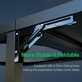 thumbnail image 5 of Grill Table For Big Green Egg Stand, Outdoor Grill Nest Compatible With Large Big Green Egg And Other Inch Models16-22 Inch Kamado Grills ( Only Cart, Not Include The Grill), 5 of 5