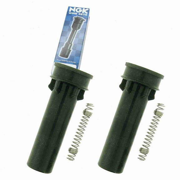 2 pc NGK 58966 Ignition Coil Boots for 136026 671-6308 702519 SPB201 SPP138E Direct Spark Plug Wire Fits select: 2009-2012 JEEP LIBERTY, 2009-2010 JEEP GRAND CHEROKEE