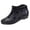 Black, variant on Fashion Rain Boots Women Outdoor Slip on Waterproof Nonslip Rubber Ankle Boots Pointed Toe Short Rainboots Green Size 6