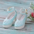 thumbnail image 4 of Zapatos de tacón plástico Yotijar para muñecas Lolita 1/3 de 60 cm Azul, 4 of 10