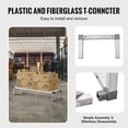 thumbnail image 4 of KFFKFF Aluminum Storage Stand, 48”x14” for Commercial Use, Elevated 8” for Optimal Storage, Durable All-Aluminum 1000 lbs Load Rack, Ideal for Restaurants, Kitchens, Garages, and Transport, 4 of 9