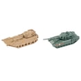 thumbnail image 3 of 2 Uds 1/144 Modelo de Tanque de Rompecabezas con Rotación Baoblaze Colección Juguete Oruga Carro para Decoración de Mesa Adultos MM1096, 3 of 8