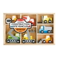 thumbnail image 3 of Melissa & Doug Wooden Construction Site Vehicles With Wooden Storage Tray (8 pcs), 3 of 6