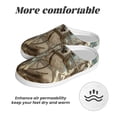 thumbnail image 6 of Balery Roman Chariot Horse Race Pattern Women's Fuzzy Memory Foam Slippers Fluffy Winter House Shoes Indoor and Outdoor-40/41, 6 of 7