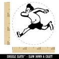 thumbnail image 2 of Cartoon Running Man Exercise Rubber Stamp for Scrapbooking Crafting Stamping - Small 3/4 Inch, 2 of 7