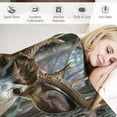 thumbnail image 3 of Nawypu  Camo Buck Deer Blanket for Bed,  Woodland  Throw Blanket for Men, Women and Kids - Super Soft Plush Deer Blanket Throw, 3 of 6