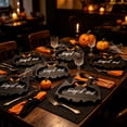 thumbnail image 5 of 10PCS Bat Shaped Paper Plates Disposable Party Plates, Multicolor Spooky Dinnerware, Halloween Themed Party Supplies for Holiday Gatherings, Lazyguy, 5 of 7