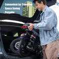 thumbnail image 2 of Pikabike Foldable Electric Bike for Adults, 14" Tires, 750W Peak Motor, 48V 15Ah Removable Battery, UL2849 Certified Lightweight Foldable E-Bike, 2 of 7