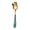 Green, variant on Household High-grade Frosted Stainless Steel Multi-function Dessert Spoon