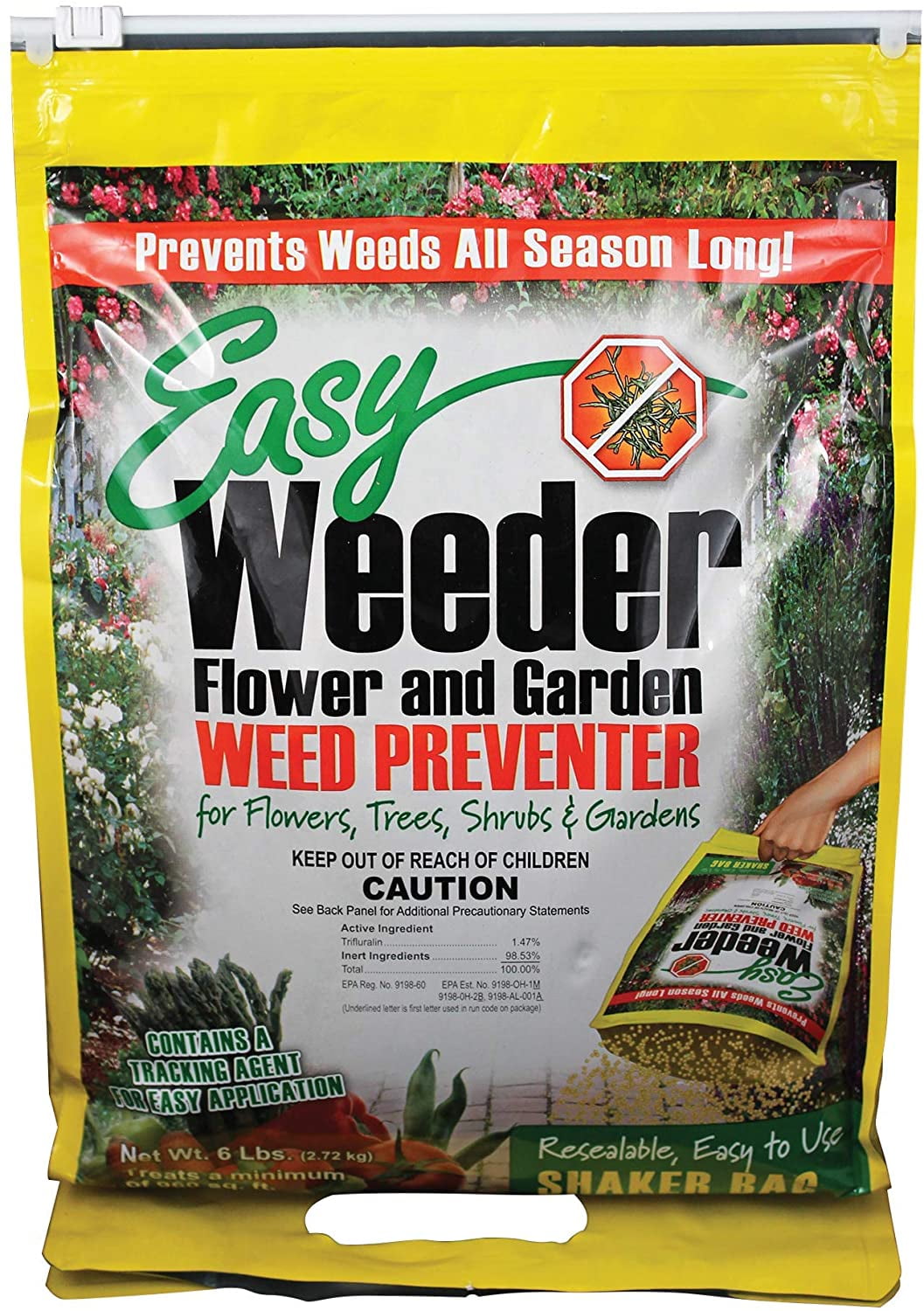 The Andersons Easy Weeder Garden Weed Preventer Pre Emergent Treflan Trifluralin Compare To Preen Covers 960 Sq Ft Walmart Com