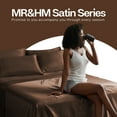 thumbnail image 6 of MR&HM Satin Pillow Case, 2 Pack Satin Standard Silky Pillowcase for Hair and Skin, Satin Pillowcase Set of 2, 20x26, Brown, 6 of 7