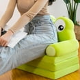 thumbnail image 5 of Infant Lovely Children Chair Seat Slipcover,Foldable Furniture Protector,Cartoon Frog, 5 of 8