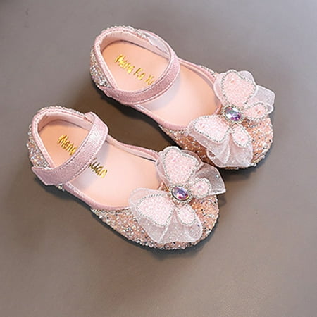 

Dyfzdhu Fashion Autumn Toddler And Girls Casual Shoes Thick Sole Round Toe Buckle Dress Shoes