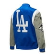thumbnail image 3 of Men's Mitchell & Ness Royal/Gray Los Angeles Dodgers Cooperstown Collection Team Origins Satin Full-Snap Jacket, 3 of 7