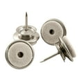 Super Sliders 1" Round Nail on Felt Furniture Glide for Angled Legs