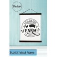 thumbnail image 1 of Black Wood, Canvas Sign, Life On Farm Best Life Farmhouse Decor Print, Lightweight Ready to Hang Wall Hanging, 15x19-Inch, 1 of 3