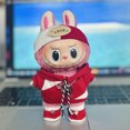 thumbnail image 3 of 17cm Pendant Cute Labubu Doll Clothes Fashion Dress Headgear Stuffed Accessories Cos Anime Plush Cartoon Decor Birthday Toy Gift, 3 of 5
