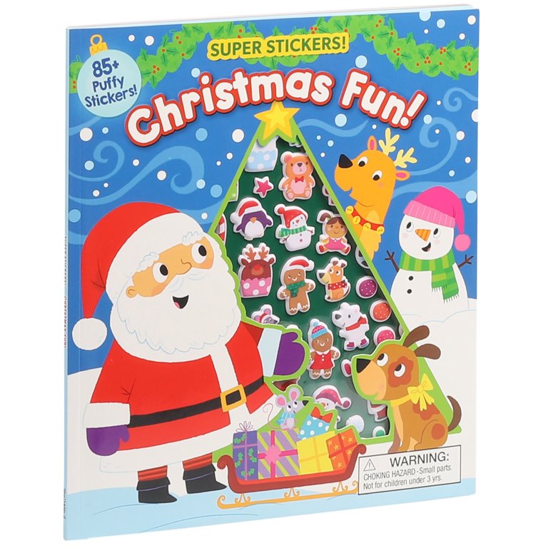 Christmas Time Puffy Stickers