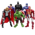 thumbnail image 2 of Ultimate Superhero Toy Set de 6 PSC - Mejores figuras de acción de héroes - Batman Superma drip drip, 2 of 2