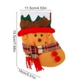 thumbnail image 3 of Luoshdecor Christmas Decoration,Christmas Stockings,Xmas Santa Deer Snowman Stockings for Tree Home Decor 8 in, 3 of 6