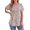 Pink Floral, variant on Fantaslook Blouses for Women Pleated Short Sleeve Tunic Tops Dressy Casual Summer Shirts
